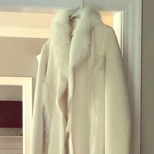 Bebe Fur and Suede coat size medium